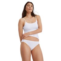 CALIDA Womens Briefs - Essential Cotton, Low Cut, jersey, solid color White 36/38 (UK 10/12)
