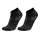 UYN unisex sneaker socks, 2-pack - Everyday Low Cut Socks, logo, single-coloured. Black 42-44