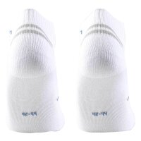 UYN unisex sneaker socks, 2-pack - Everyday Low Cut Socks, logo, single-coloured. White 35-38 (2.5-5 UK)