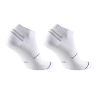 UYN Unisex Sneakersocken, 2er Pack - Everyday Low Cut Socks, Logo, einfarbig Weiß 35-38