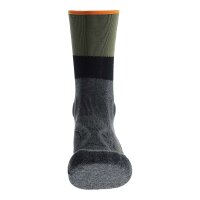 UYN men trekking socks -Trekking One Cool Socks, hiking socks, logo Grey/Green 35-38