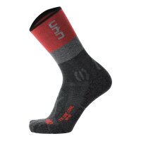 UYN Womens Trekking Socks - Trekking One Cool Socks, hiking socks, logo Grey/Red 35-36