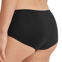 CALIDA Womens Panty - Essential Cotton, low cut, jersey, solid color Black 36/38 (UK 10/12)