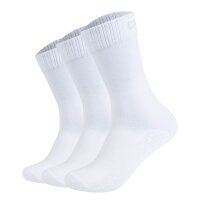 CAMP DAVID Herren Socken, 3er Pack - Action-Mesh Socks 3P, Logo, Baumwoll-Mix Weiß 39-42
