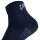 CAMP DAVID Herren Quartersocken, 3er Pack - Action-Mesh Cotton Quarter 3P, Logo Blau 39-42
