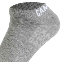 CAMP DAVID mens quarter socks, 3-pack - Action-Mesh Cotton Quarter 3P, logo Grey 43-46 (9-11 UK)