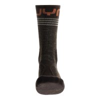 UYN Men Trekking Socks - Trekking One All Season Mid Socks, Hiking Socks, Logo Brown 39-41