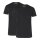 CAMP DAVID Mens T-Shirts, 2-Pack - Crew Neck T-Shirt 2P, Cotton Stretch Black XL (X-Large)