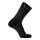 UYN Damen Trekking Socken - Trekking One All Season Mid Socks, Wandersocken, Logo Schwarz/Grau/Rosa 35-36