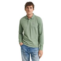 GANT Mens Polo Shirt - REGULAR SHIELD LONGSLEEVE PIQUE RUGGER, long sleeve, logo Green (Kalamta Green) XL (X-Large)