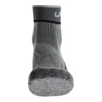 UYN Herren Trekking-Sneakersocken - Trekking One Cool Low Cut Socks, Wandersocken, Logo Grau 39-41
