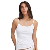 CALIDA womens spaghetti top - Essential Cotton, undershirt, top, jersey, solid color White 36/38 (UK 10/12)