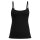 CALIDA Damen Spaghettitop - Essential Cotton, Unterhemd, Top, Jersey, einfarbig Schwarz XS (36/38)