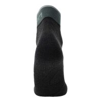 UYN Damen Trekking-Sneakersocken - Trekking One Cool Low Cut Socks, Wandersocken, Logo Schwarz/Grau 35-36