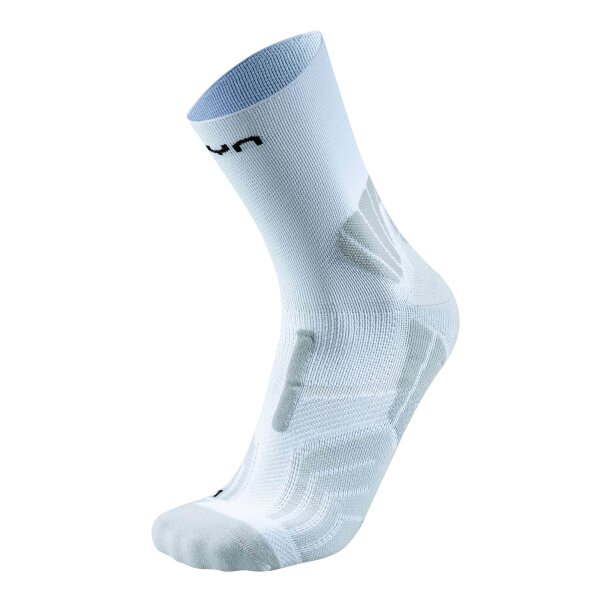 UYN Unisex Socks - Cross Over Grip Socks, sports socks, logo White 45-47