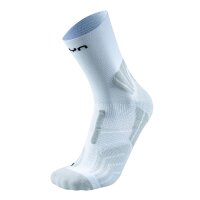 UYN Unisex Socks - Cross Over Grip Socks, sports socks, logo White 45-47