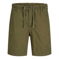 JACK&JONES mens Bermuda shorts, 2-pack - JPSTJAIDEN CAMPAIGN HYBRID BONDI 2PK, shorts, single-coloured Black/Green S (Small)
