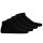 Von Jungfeld Unisex Sneakersocken, 4er Pack - Essentials Sneaker, einfarbig Schwarz 35-38