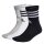 adidas Unisex Socks, 3-pack - 3-Stripes Cushioned Crew, Logo, Stripe, Cushioned Black/White/Grey 46-48