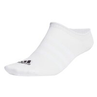 adidas Unisex Sneaker Socken, 3er Pack - Sportswear Thin No-Show, Logo, einfarbig Schwarz/Grau/Weiß 37-39
