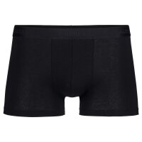 CALIDA mens boxer shorts - Evolution, soft waistband, single-coloured Black S (Small)