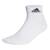 adidas unisex sneaker socks, 3-pack - Sportswear Thin No-Show, logo, single-coloured White 37-39
