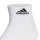 adidas Unisex Quarter Socken, 3er Pack - Sportswear Thin Ankle, Logo, einfarbig Weiß 37-39