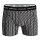BJÖRN BORG men boxer shorts, 3-pack - Cotton Stretch Boxer, pants, cotton Black/Green M (Medium)