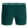 BJÖRN BORG Herren Boxershorts, 3er Pack - Cotton Stretch Boxer, Unterhose, Baumwolle Schwarz/Grün XL