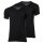 GANT mens T-shirt, 2-pack - V-NECK T-SHIRT 2-PACK, V-neck, short-sleeved, cotton Black M (Medium)