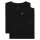 GANT mens T-shirt, 2-pack - V-NECK T-SHIRT 2-PACK, V-neck, short-sleeved, cotton Black M (Medium)