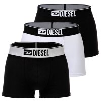 DIESEL Mens Boxershorts - UMBX-DAMIENTHREEPACK, Trunks, 3 Pack Black/white (E7304) 2XL (XX-Large)