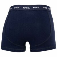 DIESEL Herren Boxershorts, 3er Pack - DAMIEN-UTLT, Cotton Stretch, uni/gemustert Schwarz/Blau M