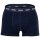 DIESEL Herren Boxershorts, 3er Pack - DAMIEN-UTLT, Cotton Stretch, uni/gemustert Schwarz/Blau M