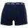 DIESEL Herren Boxershorts, 3er Pack - DAMIEN-UTLT, Cotton Stretch, uni/gemustert Schwarz/Blau M