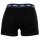 DIESEL Herren Boxershorts, 3er Pack - DAMIEN-UTLT, Cotton Stretch, uni/gemustert Schwarz/Blau M