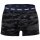 DIESEL mens boxer shorts, 3-pack - DAMIEN-UTLT, cotton stretch, plain/patterned Black/blue M (Medium)