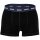 DIESEL mens boxer shorts, 3-pack - DAMIEN-UTLT, cotton stretch, plain/patterned Black/blue M (Medium)