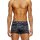DIESEL mens boxer shorts, 3-pack - DAMIEN-UTLT, cotton stretch, plain/patterned Black/blue M (Medium)