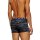 DIESEL mens boxer shorts, 3-pack - DAMIEN-UTLT, cotton stretch, plain/patterned Black/blue M (Medium)