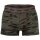 DIESEL Herren Boxershorts, 3er Pack - DAMIEN-UTLT, Cotton Stretch, uni/gemustert Schwarz/Braun/Grün 2XL