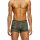 DIESEL Herren Boxershorts, 3er Pack - DAMIEN-UTLT, Cotton Stretch, uni/gemustert Schwarz/Braun/Grün 2XL