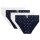 Sanetta Mädchen Rioslip, 4er Pack -  Unterwäsche, Unterhose, Jersey, Punkte Weiß/Dunkelblau 176