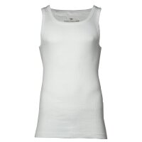 TOM TAILOR Herren Tanktop, 2er Pack - Unterhemd, Garron S, einfarbig Weiß M