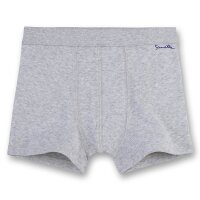Sanetta Jungen Shorts 3er Pack - Pant, Unterhose, Organic Cotton, 104-176, einfarbig Weiß/Hellgrau/Dunkelblau 104