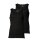 TOM TAILOR Herren Tanktop, 2er Pack - Unterhemd, Garron S, einfarbig Schwarz M