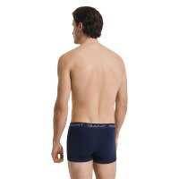 GANT men boxer shorts, 5-pack - Core Trunk 5-pack, cotton stretch, single-coloured Dark blue XL (X-Large)