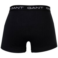 GANT Herren Boxershorts, 5er Pack - Core Trunk 5-Pack, Cotton Stretch, einfarbig Schwarz XL
