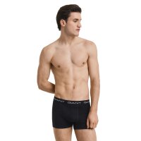 GANT men boxer shorts, 5-pack - Core Trunk 5-pack, cotton stretch, single-coloured Black 2XL (XX-Large)