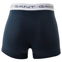 GANT Herren Boxershorts, 7er Pack - Trunk 7-Pack, Cotton Stretch, einfarbig Blau/Weiß/Rot M